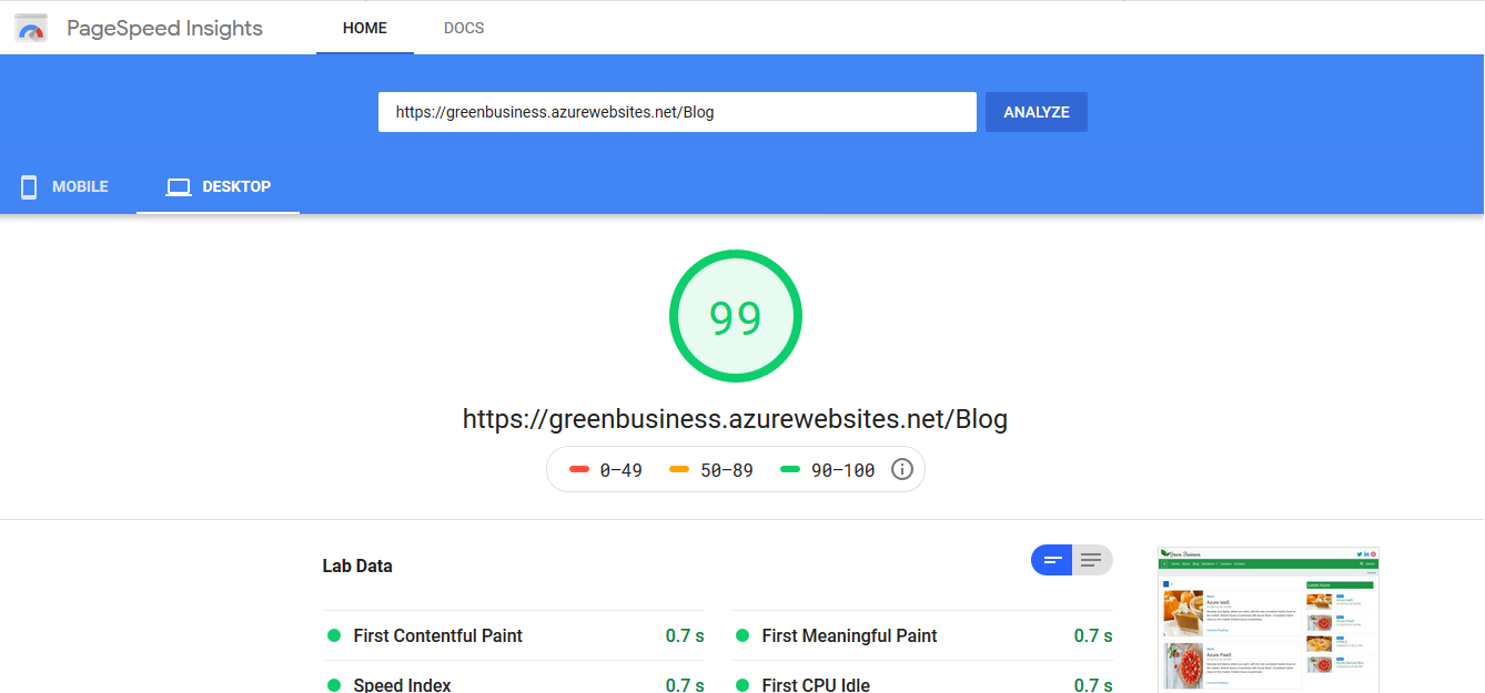 Page Speed Performance Page Speed Performance